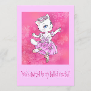 Ballet Recital Invitation