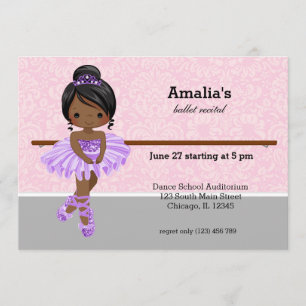Ballet Recital Invitation