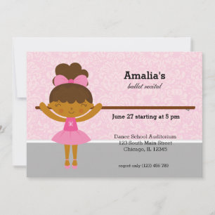Ballet Recital Invitation