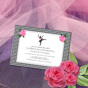 Ballet Recital Invitations