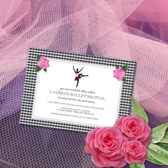 Ballet Recital Invitations (Creator Uploaded)