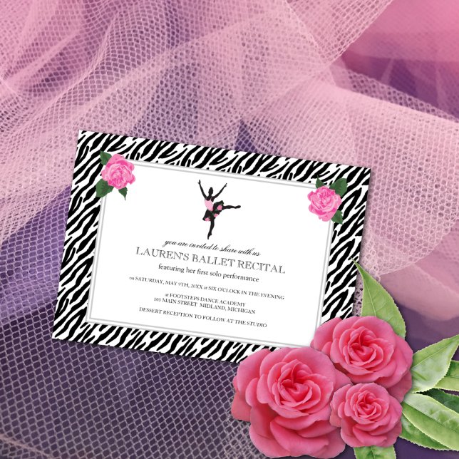 Ballet Recital Invitations (Creator Uploaded)