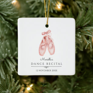Ballet Recital Keepsake Ceramic Ornament