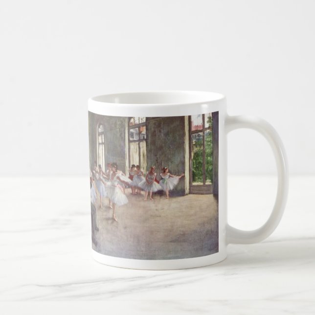 Ballet Rehearsal by Degas Coffee Mug (Right)