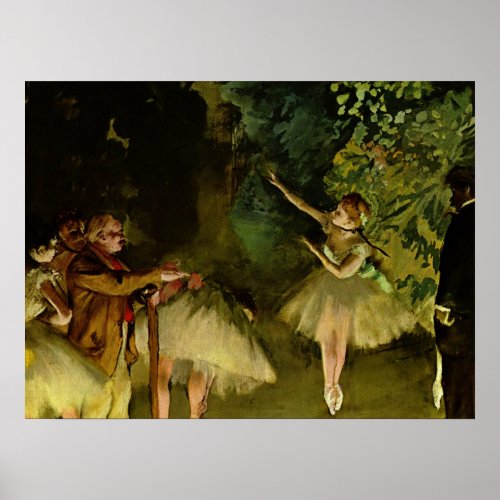 Ballet Rehearsal _ Edgar Degas _ 1875 Poster