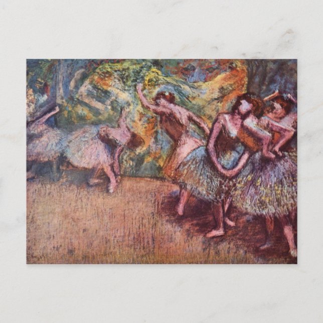 Ballet Rehearsal - Edgar Degas - 1904 Postcard (Front)