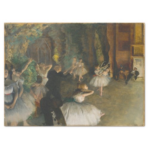 BALLET REHEARSAL _ EDGAR DEGAS TISSUE PAPER