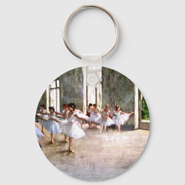 Ballet Rehearsal Keychain (Front)
