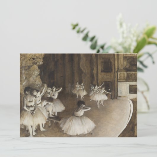 Ballet Rehearsal On Stage Edgar Degas (Standing Front)