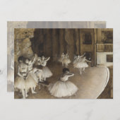 Ballet Rehearsal On Stage Edgar Degas (Front/Back)