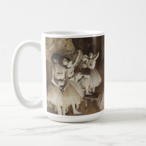 Ballet Rehearsal on Stage  Edgar Degas Coffee Mug