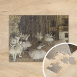 Ballet Rehearsal on Stage | Edgar Degas Jigsaw Puzzle<br><div class="desc">Ballet Rehearsal on Stage (1874) by French impressionist artist Edgar Degas. Original artwork is an oil on canvas depicting ballerinas rehearsing on a theater stage. 

Use the design tools to add custom text or personalize the image.</div>