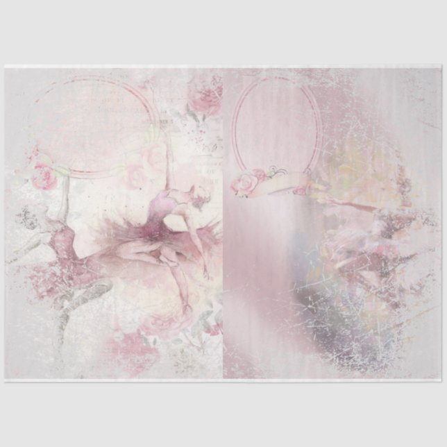 Ballet Romace Series Design 1 Tissue Paper (Front)