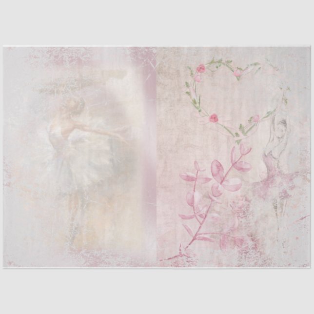 Ballet Romace Series Design 4 Tissue Paper (Front)