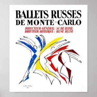 Ballet Russes - Abstract Dancer Lover Art Poster