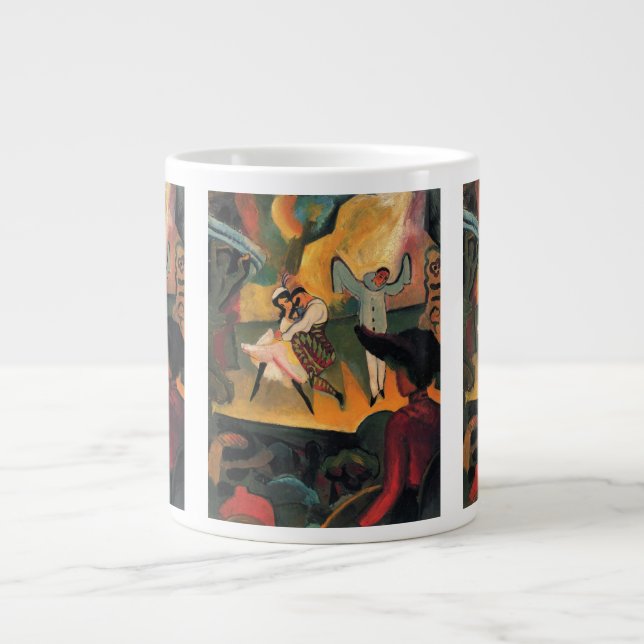 Ballet Russes, Russian Ballet by August Macke Giant Coffee Mug (Front)