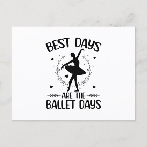 Ballet Sayings  Ballerina Dancing Hobby Gifts Postcard