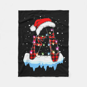 Ballet Scute Ss Cute Sss Christmas Lights Santa Ba Fleece Blanket