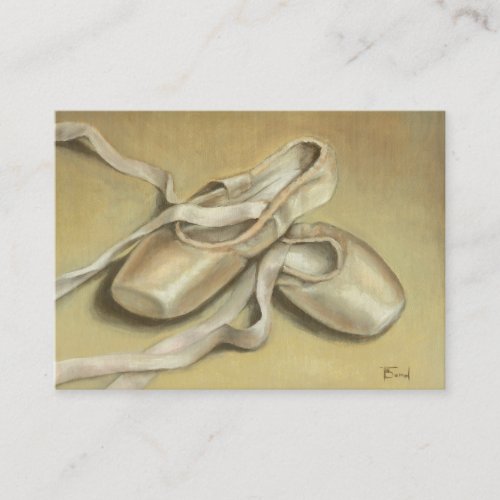 Ballet shoes ACEO prints Business Card Template