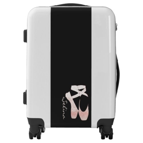 Ballet Shoes Ballerina Designer Personalized Luggage