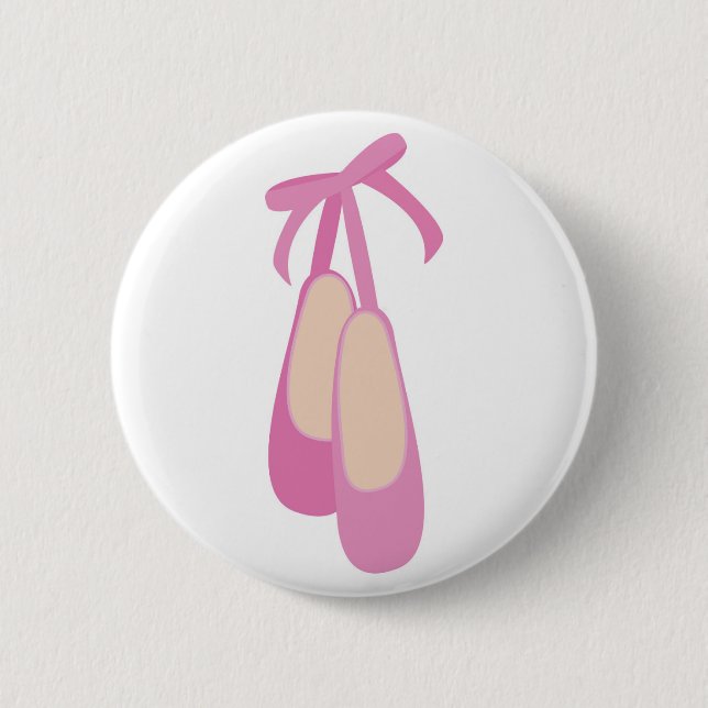 Ballet Shoes Button (Front)