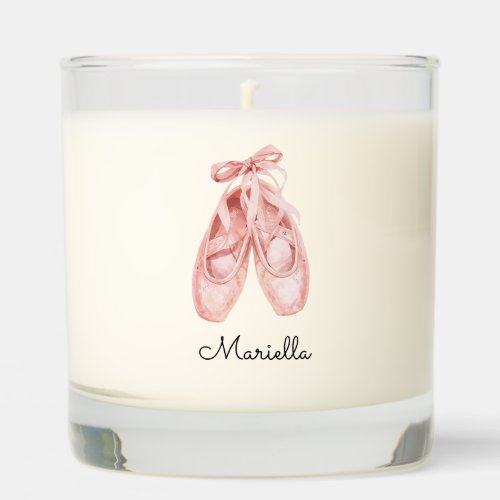 Ballet Shoes Customized Scented Candle