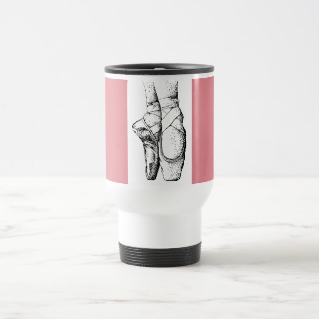Ballet Shoes Dancer Pink Dance Gift Ballerina Mug (Center)