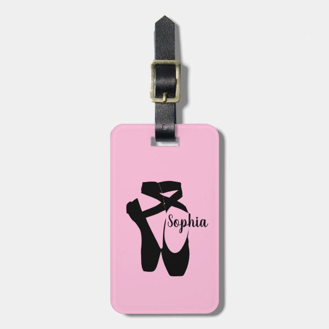 Ballet Shoes Design Luggage Tag