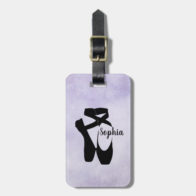 Ballet Shoes Design Luggage Tag