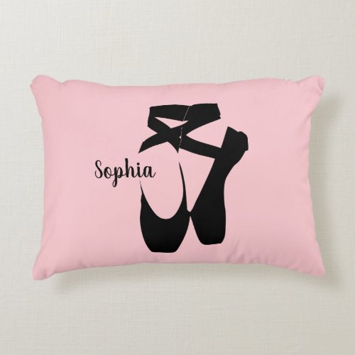 Ballet Shoes Design Throw Pillow