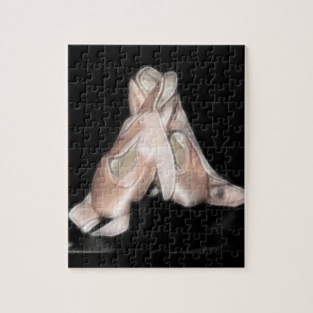 Ballet Shoes Fractal Jigsaw Puzzle by NotionsbyNique at Zazzle