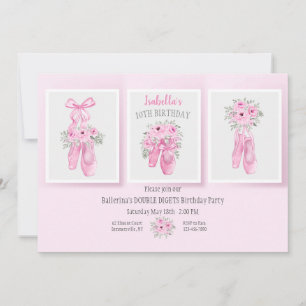 Ballet Shoes Invitation
