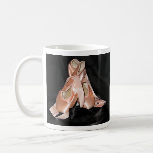 Ballet Shoes Pattern Coffee Mug (Left)