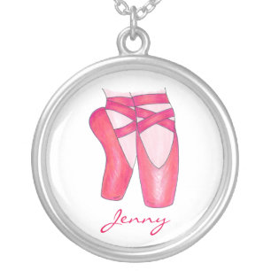 Ballet Shoes Personalized Dance Teacher Necklace