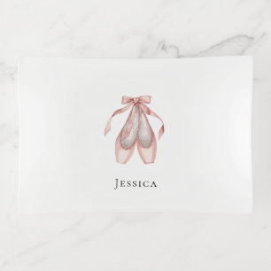 Ballet Shoes Personalized Trinket Tray
