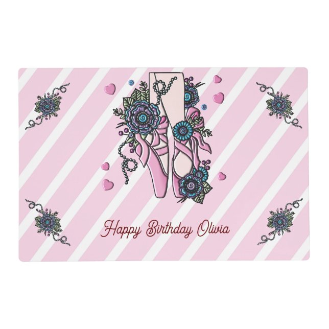 Ballet Shoes Placemat (Front)