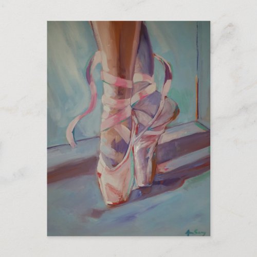 Ballet Shoes Postcard