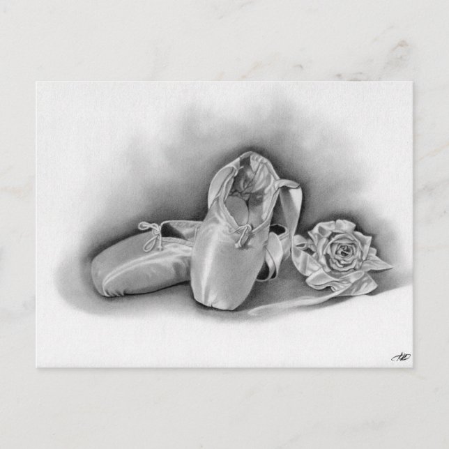 Ballet Shoes Postcard (Front)