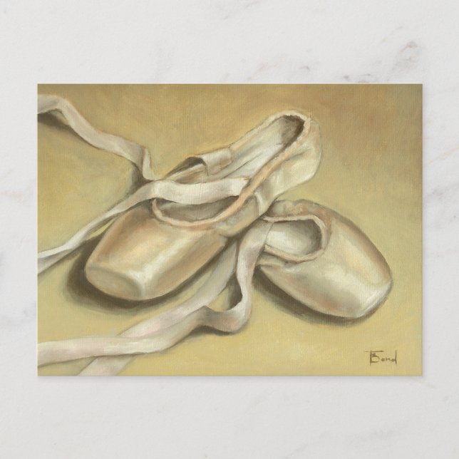 Ballet shoes postcard (Front)