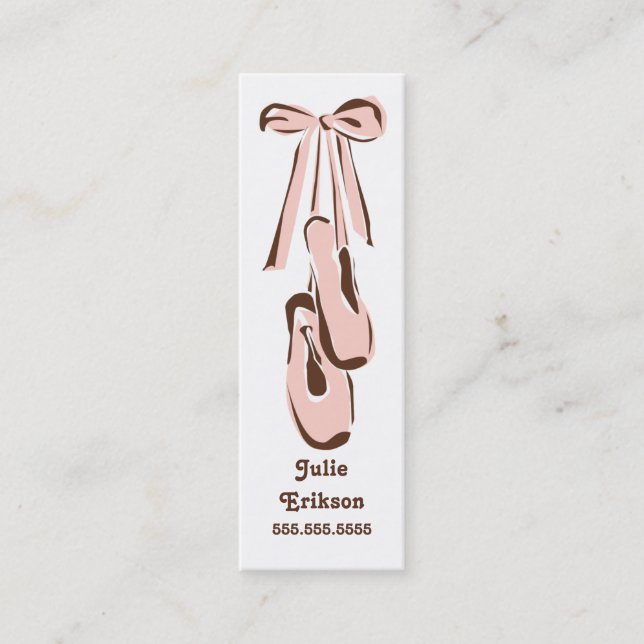 Ballet Shoes Profile Card (Front)