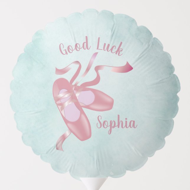 Ballet Shoes Slippers Design Balloon (Back)