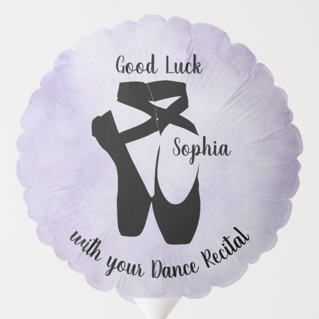Ballet Shoes Slippers Design Balloon (Back)