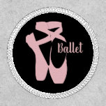 Ballet Shoes Slippers Design Patch at Zazzle