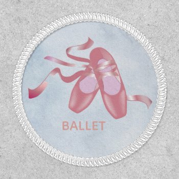 Ballet Shoes Slippers Design Patch by SjasisSportsSpace at Zazzle