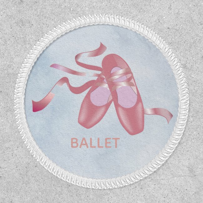 Ballet Shoes Slippers Design Patch