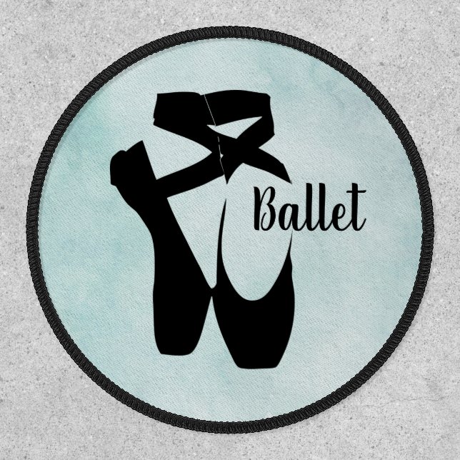Ballet Shoes Slippers Design Patch (Front)