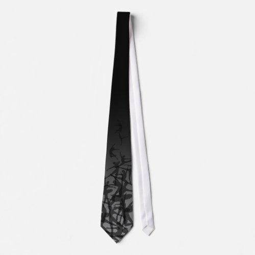 Ballet Silhouette Necktie black