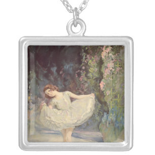 Ballet Silver Plated Necklace