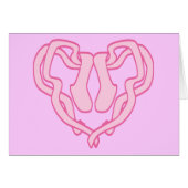 Ballet Slipper Heart (Front Horizontal)