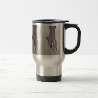 ballet slippers at point travel mug